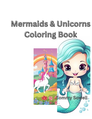 Mermaids & Unicorn: Coloring Book von Independently published